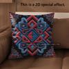 2D Aztec Geometric Tribal Throw Pillow Covers Pattern Cushion Cover Suitable For Sofa Bedroom Car Pillow Cover