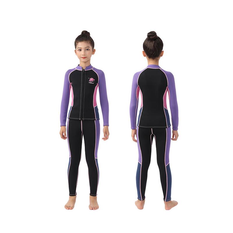 Bo Jue Kids Long Sleeve Split Wetsuit