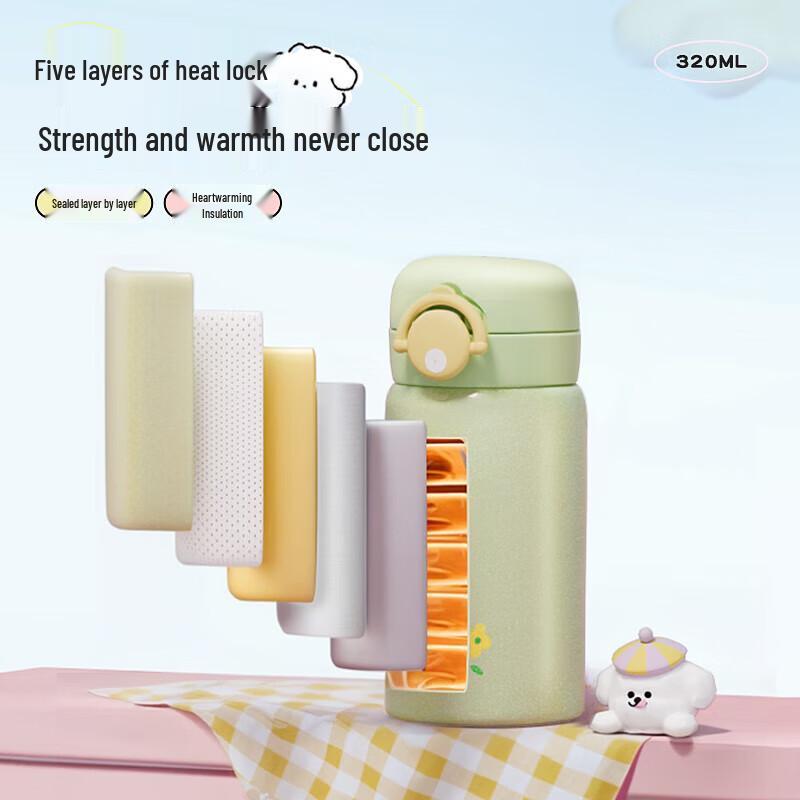 COSTA Prosperity Flower 316L Mini Thermos Bottle