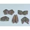 17-22 MM Natural Rhodonite Matched Pair Fancy Loose Gemstone 5 Pair Lot A-595