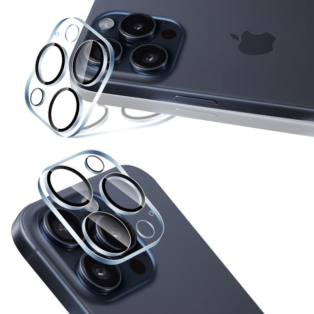 For iPhone 15 Pro iPhone 15 Pro Max Camera Lens Protection Cover 2 Pieces of 2 Made by Japan Asahi For iPhone 15 Pro iPhone 15 Pro Max Camera Film for