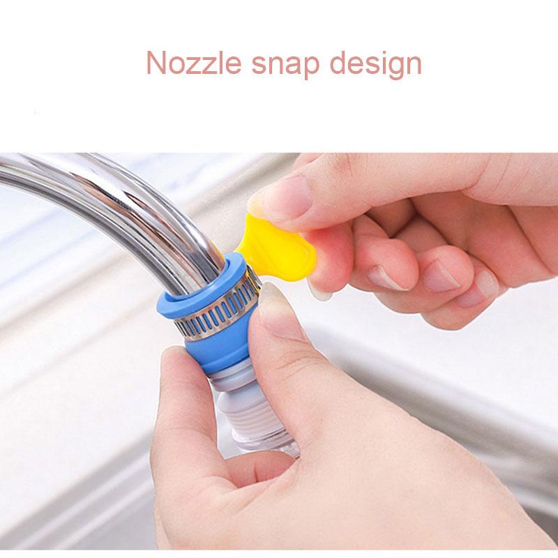 Rotating Faucet Water Filter Purifier for Kitchen Tap PP+PVCA Material Standard A Version and Upgraded B Version 8*3cm Compact Size