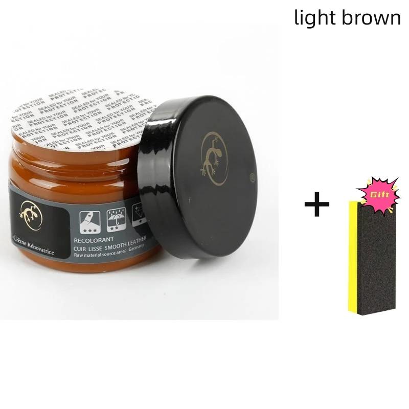 50ml Autopflege Flüssigleder Reparaturset Auto Komplementärfarben Paste Autositz Sofa Kratzer Risse Lackpflege Geschenk Schwamm