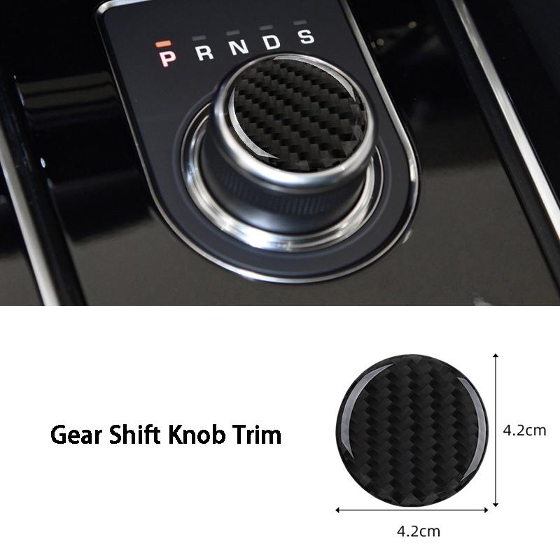 

Рулевое колесо с центральным управлением, воздуховыпускное отверстие, полный комплект из углеродного волокна, внутренняя отделка автомобиля, наклейка для Jaguar F-PACE X761 C-07