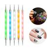 New Nail Dot Rod Pen Rhinestone Applicator Pencil Dotting Rhinestone Catcher for Nails DIY Manicure Tools DB06