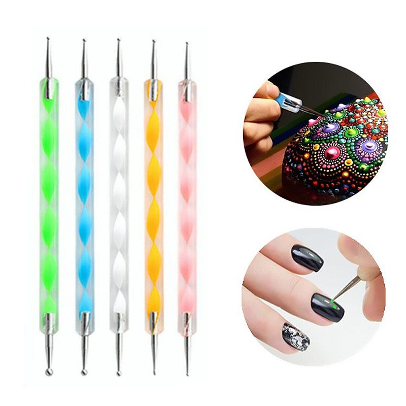 New Nail Dot Rod Pen Rhinestone Applicator Pencil Dotting Rhinestone Catcher for Nails DIY Manicure Tools DB06