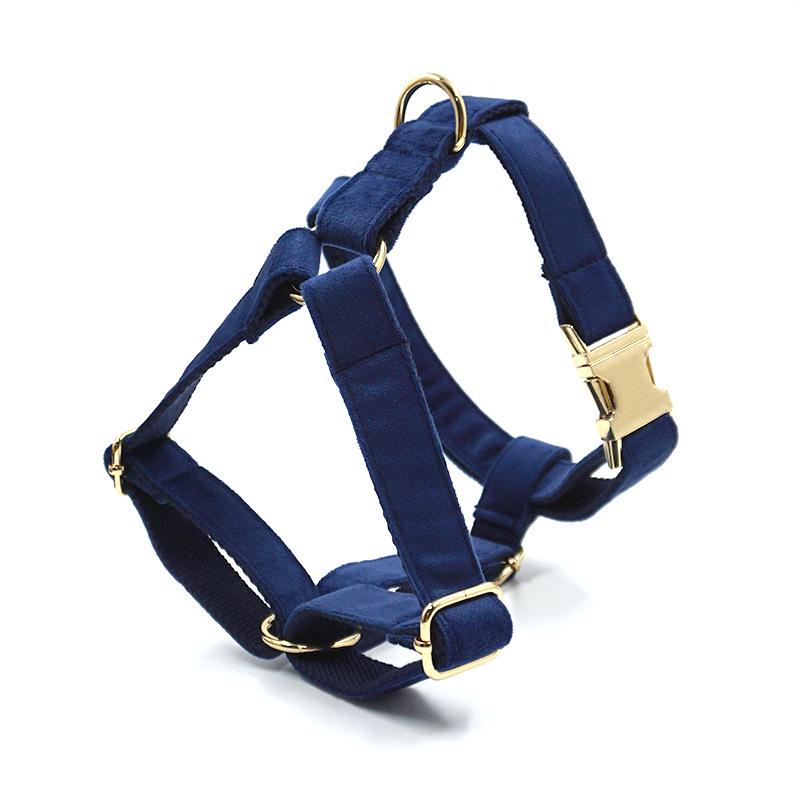 Velvet Adjustable Dog Collar and Leash Set - Safe Travel Pet Supplies