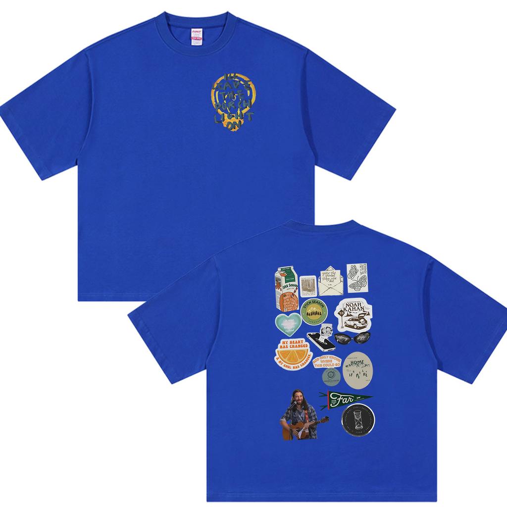 Noah Kahan The Great Divide Tour 2026 Print T Shirt Unisexs Vintage Fashion Oversized Cotton Tshirts Hip Hop Pop Clothing Tshirt