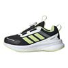 adidas Fortarun 4.0 Habu Versatile Comfortable Durable Low-Top Kids Running Shoes Kids Running Shoes Black Green KJ6281
