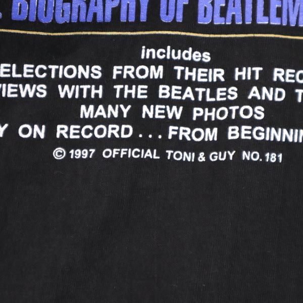The Beatles 90s Old Band T Double-sided Printing Short Sleeve T-shirt Men's Used