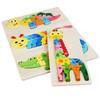 3D Wooden Transportation Animal Puzzle: Educational Jigsaw Board for Early Learning