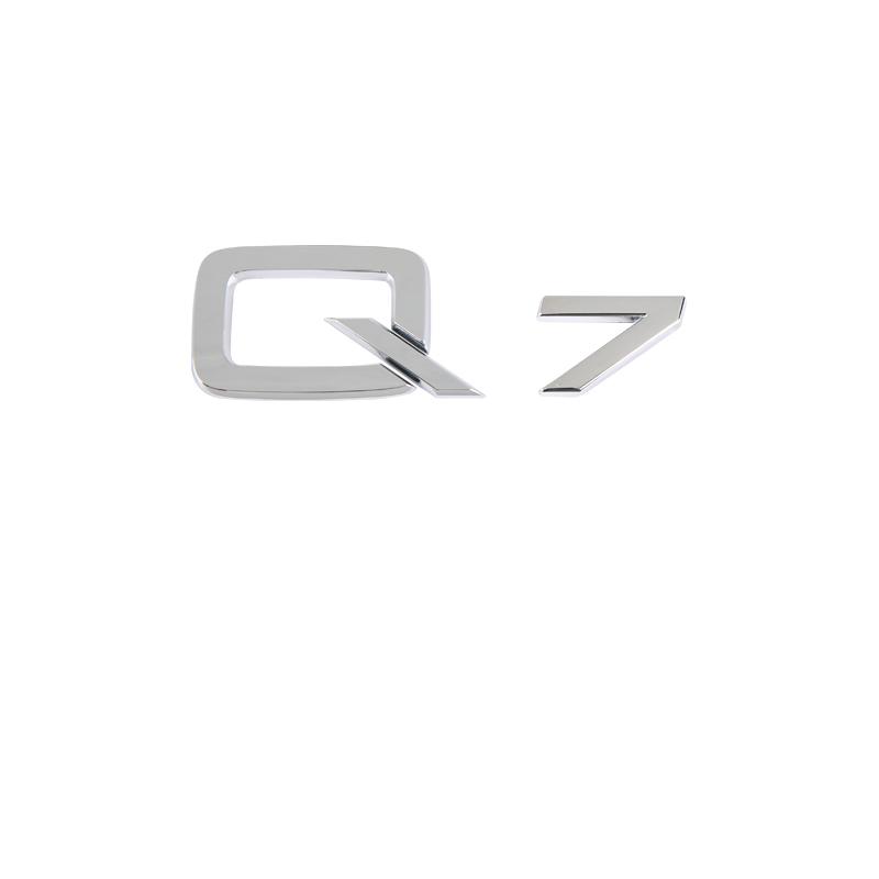 3D Letters Numbers Emblem for Audi A3 A4 A5 A6 A7 A8 Q2 Q3 Q5 Q7 Car Trunk Lid Nameplate Badge Logo Sticker Chrome Glossy Black