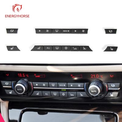 Car Heater Climate Control Fan Volume Air Conditioning Button Fan Button Cap Cover Replacement for BMW F10 F11 F02 F07 5
