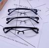 High-quality Men Square Plain Glasses Optical Spectacle Anti Blue Light Computer Glasses Myopia Glasses Nearsighted Eyewear -1.0