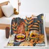 Blanket Cartoon Honey Blanket Digital Printed Lamb Fleece Crystal Fleece Blanket