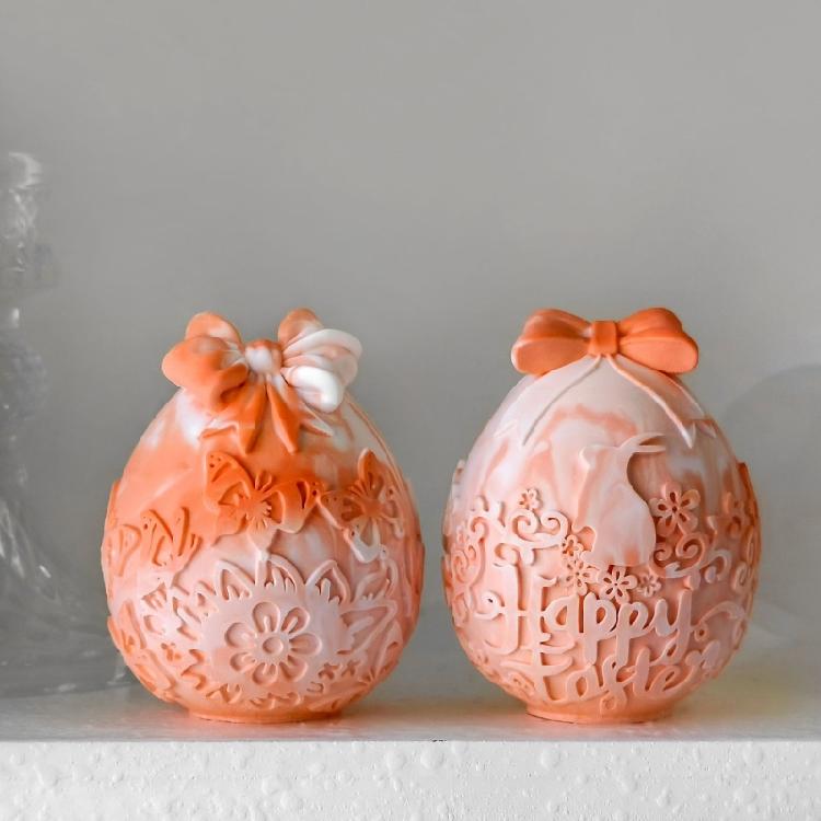 Easter Themed Silicone Scented Candle Ornament Mold For Handmade Candle And Decorations With Easy Cleaning