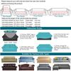 Jacquard Spandex Sofa Cover 1/2/3/4 Seater Stretch Couch Cover for Living Room Sofa Slipcover Furniture Protector for kids pets