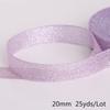 25Yards Metallic Ribbon Organza Ribbon For Wedding Party Decoration Gift Wrap Christmas Ribbons