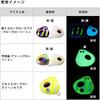 Daiwa Tungsten Tachiuo Tenya SS40 TG Red Gold Green Glow Zebra Fishing Tackle