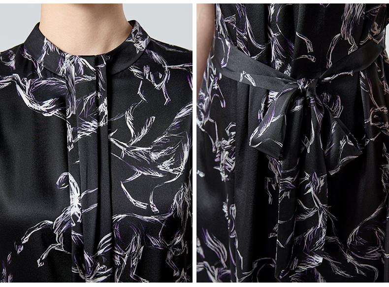 Lightweight and versatile casual dress made of mulberry silk