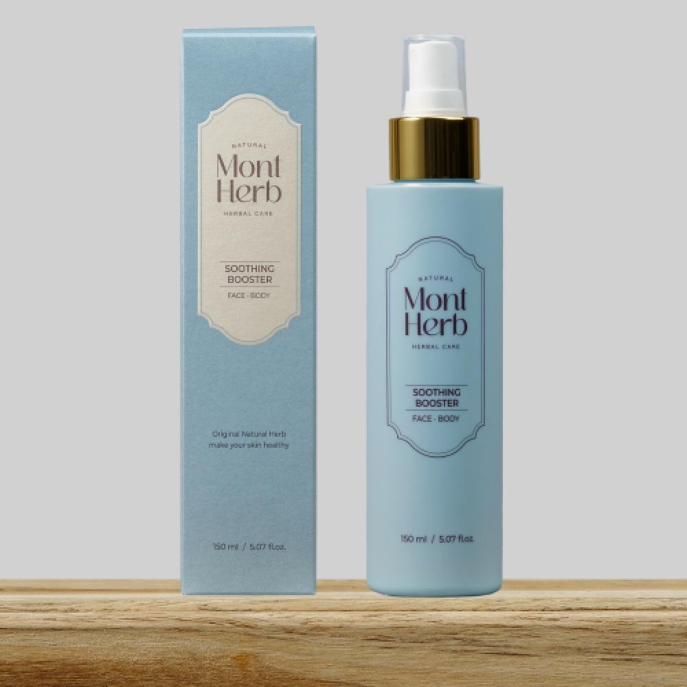 Montherb Red And Hot Skin Foundation Recommended Set  3 Types  Essence Pack 145 G+ Essence 150 Ml + Ato Soothing Booster 150 Ml
