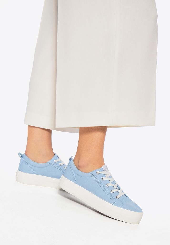 Sneakers da Donna in Tessuto Blu Wittchen