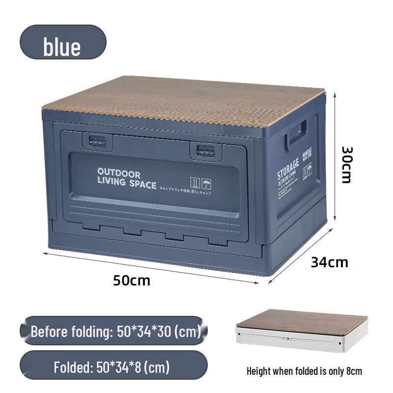 Churong Utomhus Campingbil Vikbar Förvaringslåda med Sidodörr