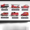 Alloy Children's Storage Container Car Alloy Return Car Simulation Fire Truck Engineering Vehicle Police Truck Engineering Vehicle