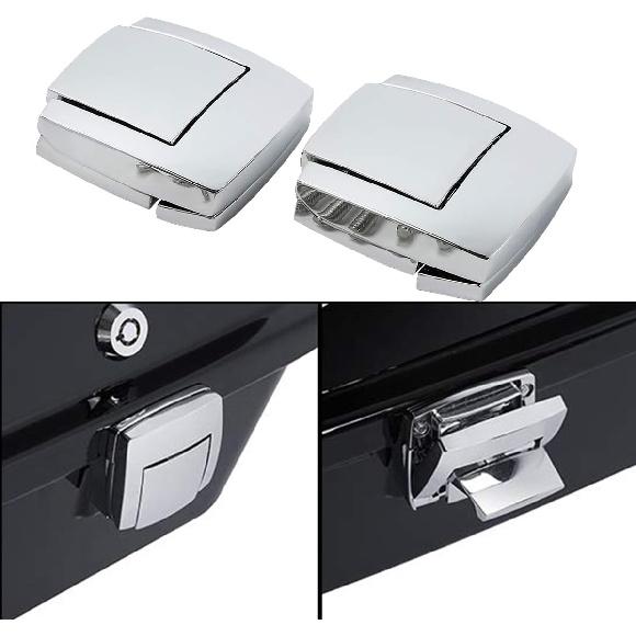 Chrome Tour Pack Pak Latches Fits For Harley Touring Street Electra Road Glide Ultra Classic FLHTCU FLHTC Limited FLHTK Anniversary FLHTCUSE8