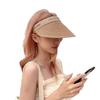 New Duck Tongue Empty Hat for Women's Seaside Sun Protection Sun Protection and UV Sun Protection Sun Straw Hat for Summer Face Covering