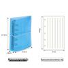 Mini M5 Transparent Notebook with Candy Color Loose-Leaf, Blank, Lined, Grid, and Vertical Pages
