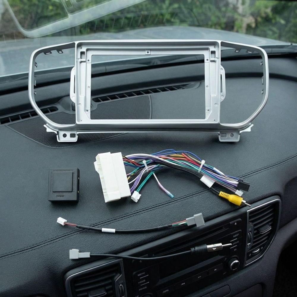 Canbus Kit Screens Navigation Fascia Dash Frame Adapter for KIA SPORTAGE KX5 2015-2018 Car Interior