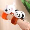 Turn into Highland dog Slap Bracelet Series Simulation Raccoon Plush Wrist Band  Birthday Gift