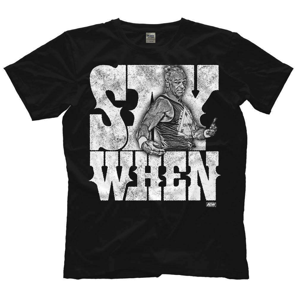Billy Gunn  Say When AEW Official TShirt Unisex T-Shirt S