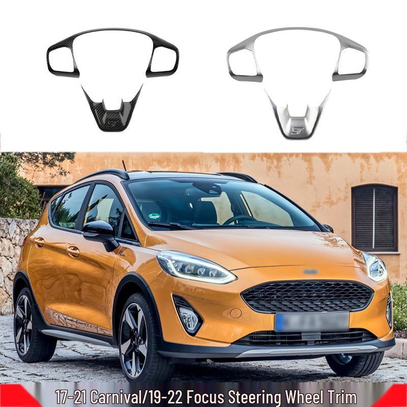 Compatible Ford Fiesta MK8 Focus Steering Wheel Sequin Trim (2017-2022)