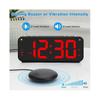 Loud Alarm Clock for Heavy Sleepers Adults,dual Alarm Clock with Bed Shaker,for Bedrooms,6.5in Disp