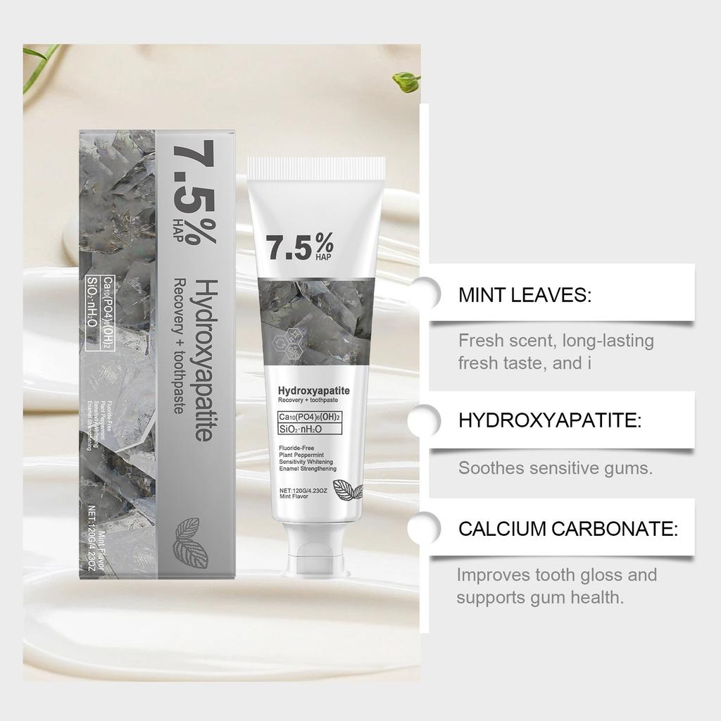 Dentifrice blanchissant à l'hydroxyapatite. Frais. Souffle. Le dentifrice. Le dentifrice. Détachage. Soin dentaire complet 120G*1/2/3