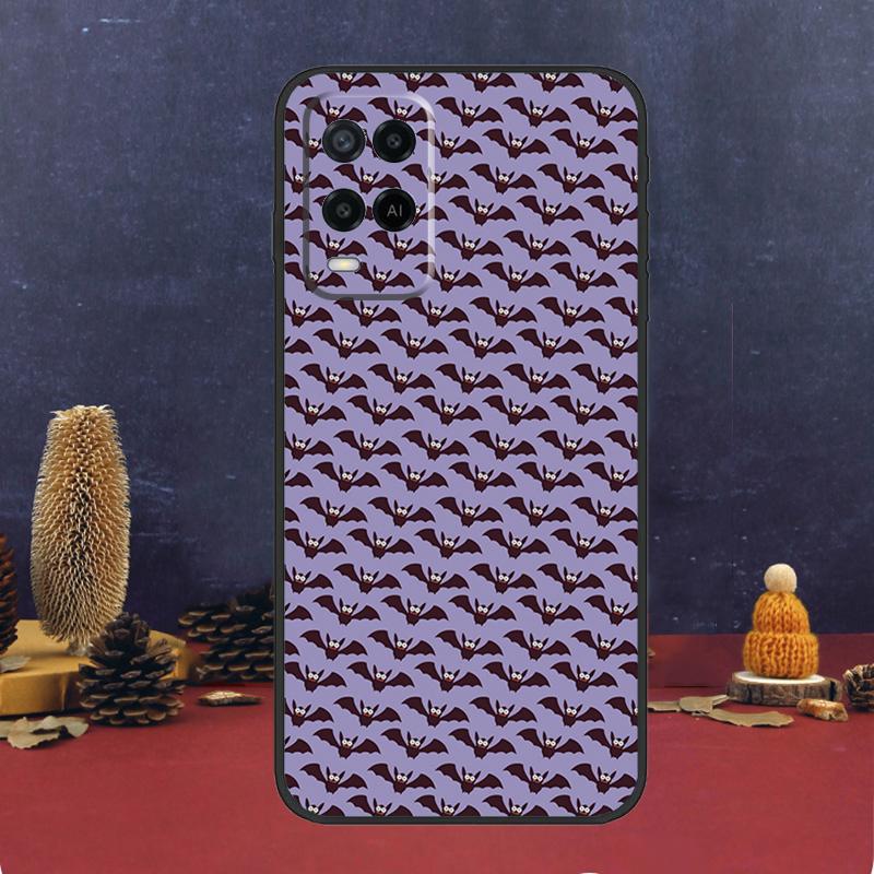 Halloween Vampire Bats Case For Oppo A94 A74 A54 A15 A17 A57 A6 A5 Pro A16 A76 A96 A40 A60 A80 A18 A38 A58 A78 A98
