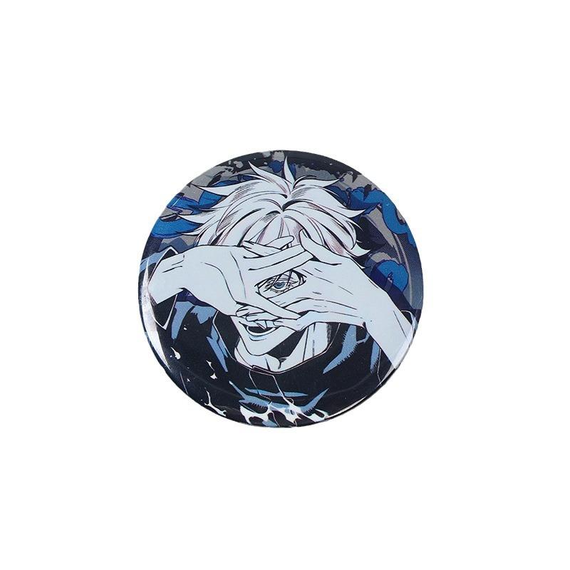 Jujutsu Kaisen Anime Gojo Satoru Metall-Anstecknadel Personalisierbare Brosche Anstecknadel Trendiges Merchandise Großbestellung Cosplay