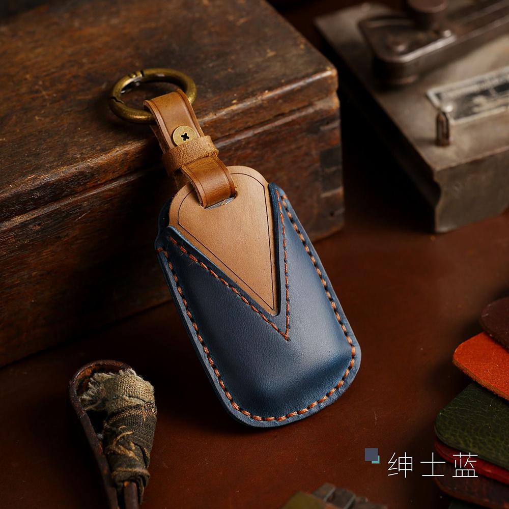 Genuine Leather Remote Car Key Cover Case for KIA K5 Rio Cerato 3 Sorento XM FL Optima KX K4 Rio GTLine 2021 Keyring Protection