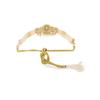 Tone Dazzling Kundan Multistrand Pearls Choker Necklace Earring & Maangtikka Set For Women