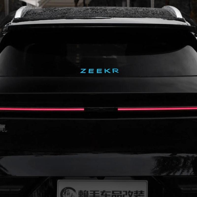 Für ZEEKR 7X Heckklappe Englischer Farbwechsel-Folienaufkleber Buchstaben-Farbwechsel-Folie Auto-Außenzubehör Modifikationsaufkleber