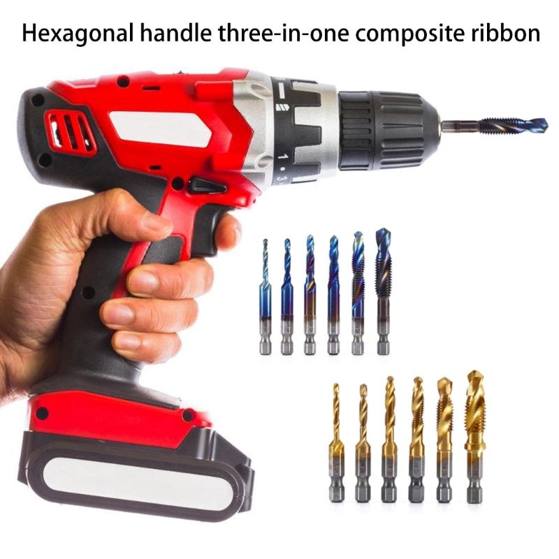 Professional 6PC Composite Ribbon Tool Kit With Hexagonal Handle Corrosion Resistant High Fast Steel For Crafting Tasks