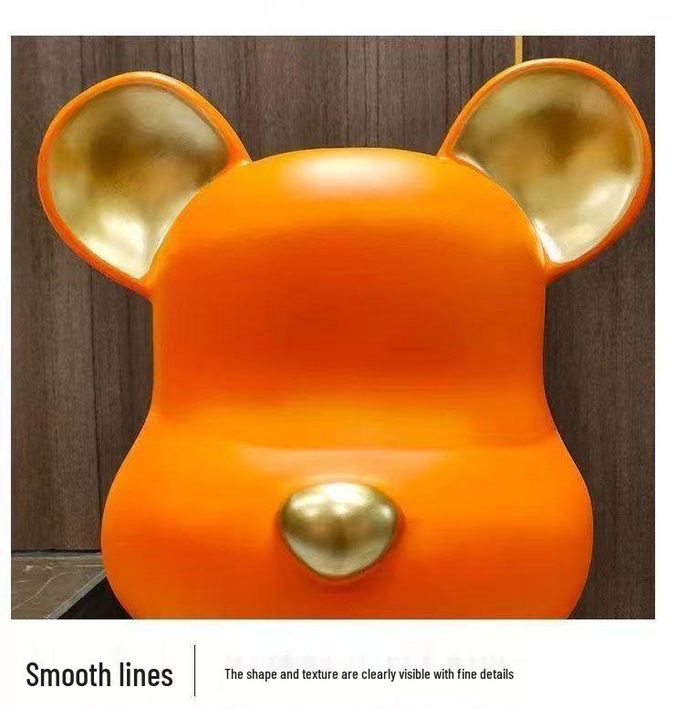 Luxury Large Capacity Bear Piggy Bank for Kids - Decorative Living Room Ornament