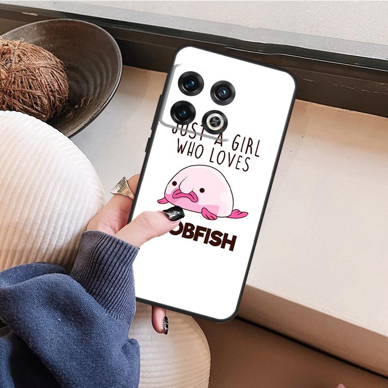Cartoon Blobfish For OnePlus 15 13 12 11 12R 10R 13R 15R 10T 8T Case For OnePlus Nord 5 CE 2 3 4 Lite N20 N30