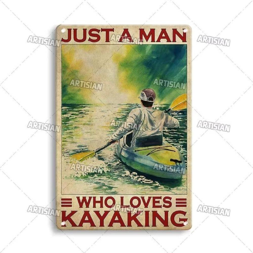 1 Piece Retro Metal Tin Sign Art Poster For Office Living Room Courtyard Wall Decor 8x12 Inch 20x30 cm