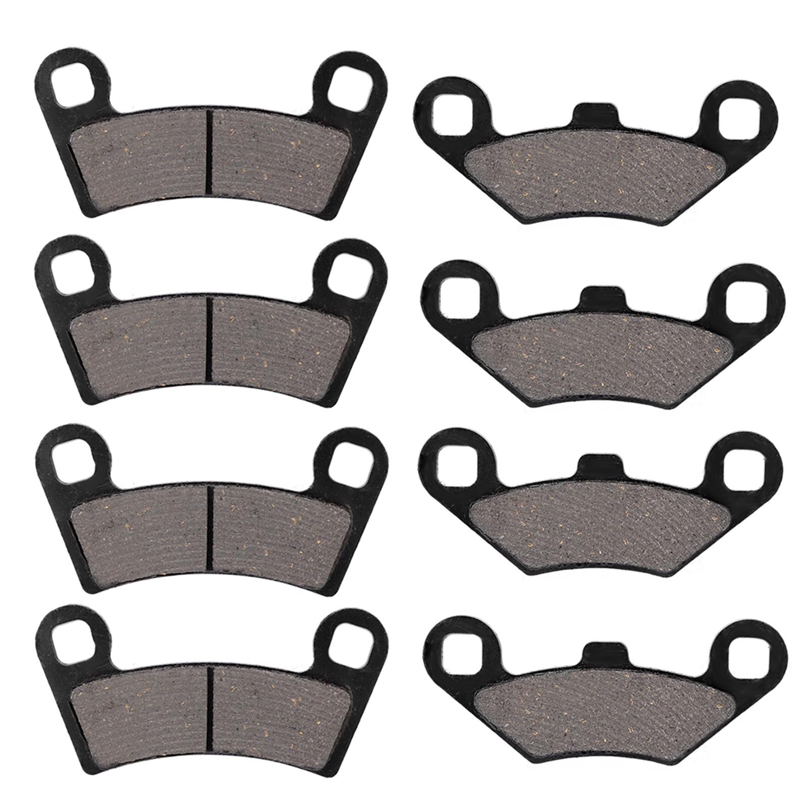 

8Pcs Front & Rear Brake Pads Replacement for Polaris RZR 800 2008