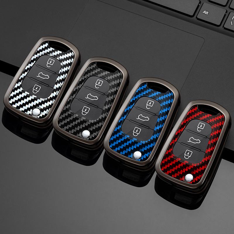 New Zinc Alloy Car Key Case Cover Protector Shell Fob Holder For KIA Sportage Rio 3 Soul Optima Ceed Pro K5 K2 Pride Accessories