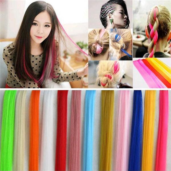 Charm Hair Extensions Piece Long Women Clip Synthetic Multi Colorbuy