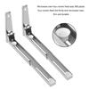 2PCS Stainless Steel Microwave Oven Bracket Adjustable Stretch Bracket  Microwave Rack